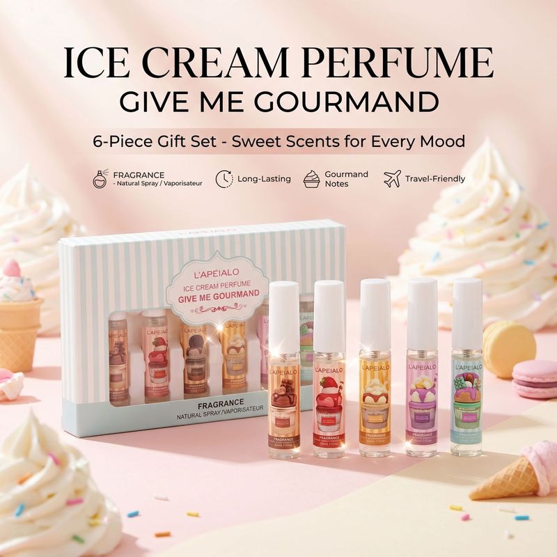 Lighting - LAPEIALO Eiscreme-Parfüm 6er-Geschenkset mit leichten Düften