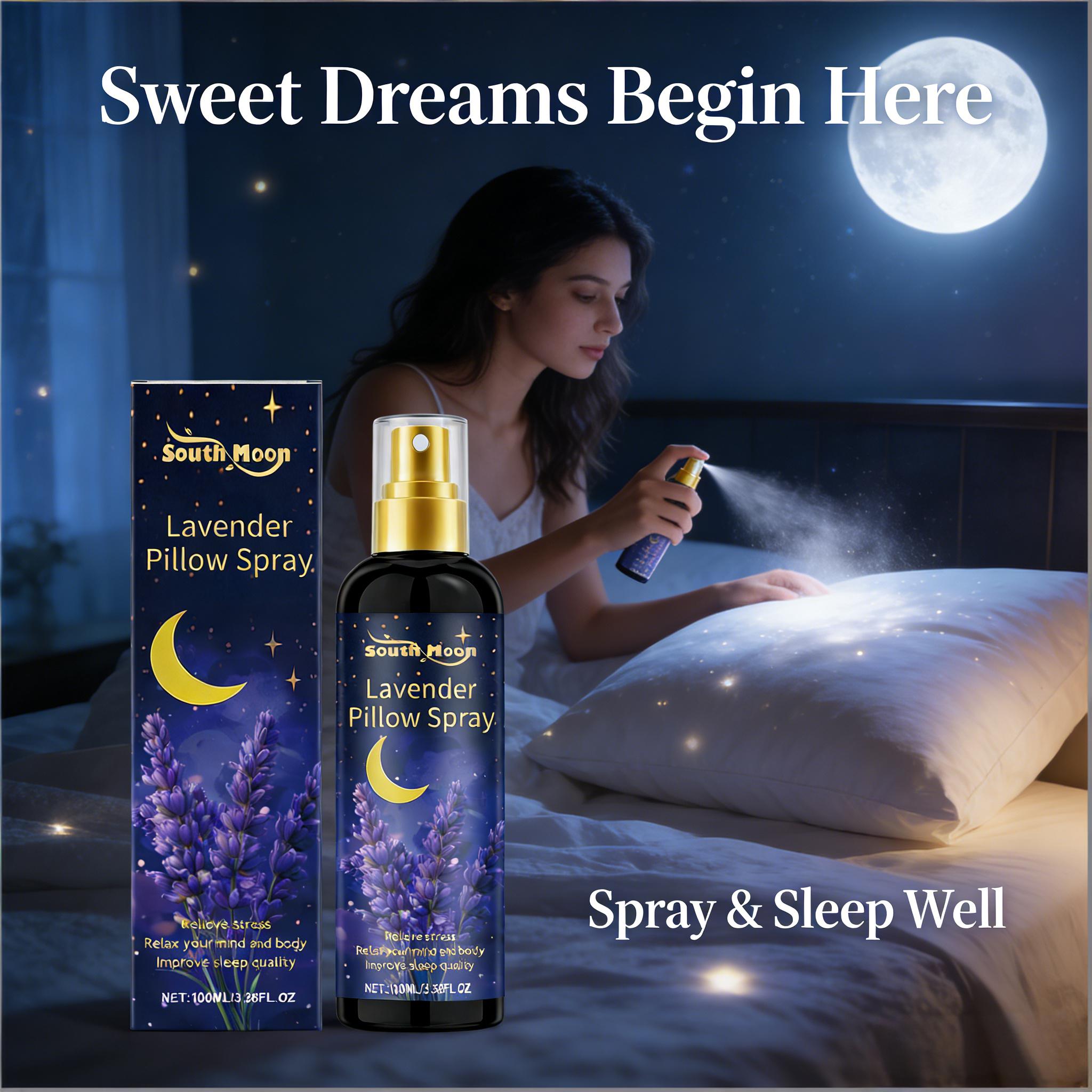 Anti Snore Contour Pillow - Schlafspray Lavendel für Kissen Angstlinderung Einschlafen