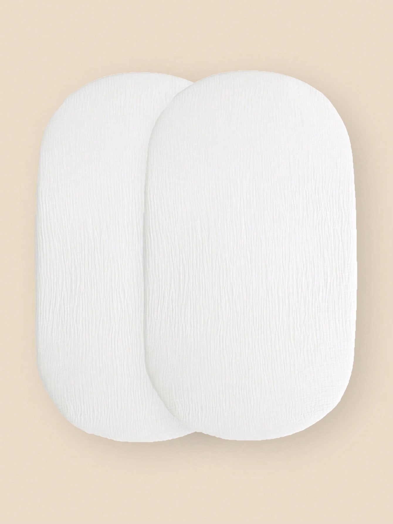 Muslin Cotton Bedspread - 2er-Pack Wickelunterlagen-Abdeckungen aus Musselin, taillierte Stubenwagen-Bettlaken
