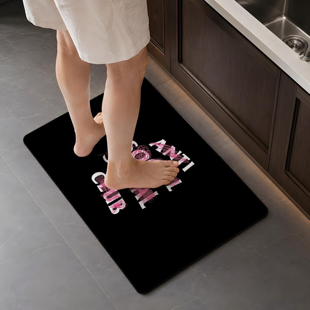 Quick Dry Diatomite Bath Mat - Fashion A ANTI SOCIAL SOCIAL CLUB