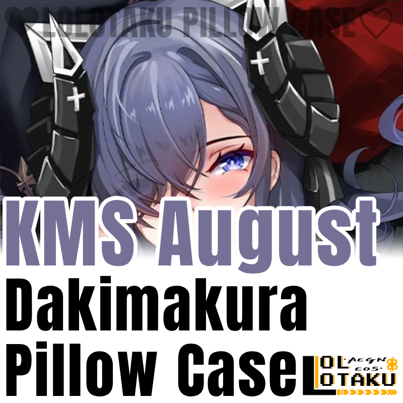 Bedding - KMS August Dakimakura Azur Lane Spiel-Kissenbezug