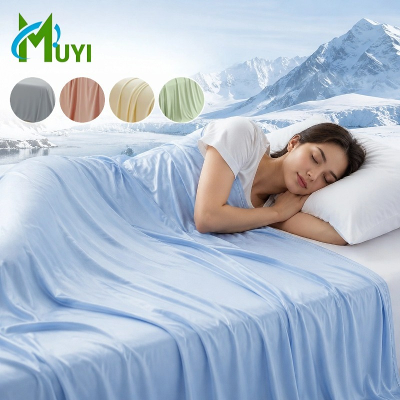 Cooling Blanket Hot Sleepers - Sommer-Kühldecke für Menschen, denen es heiß