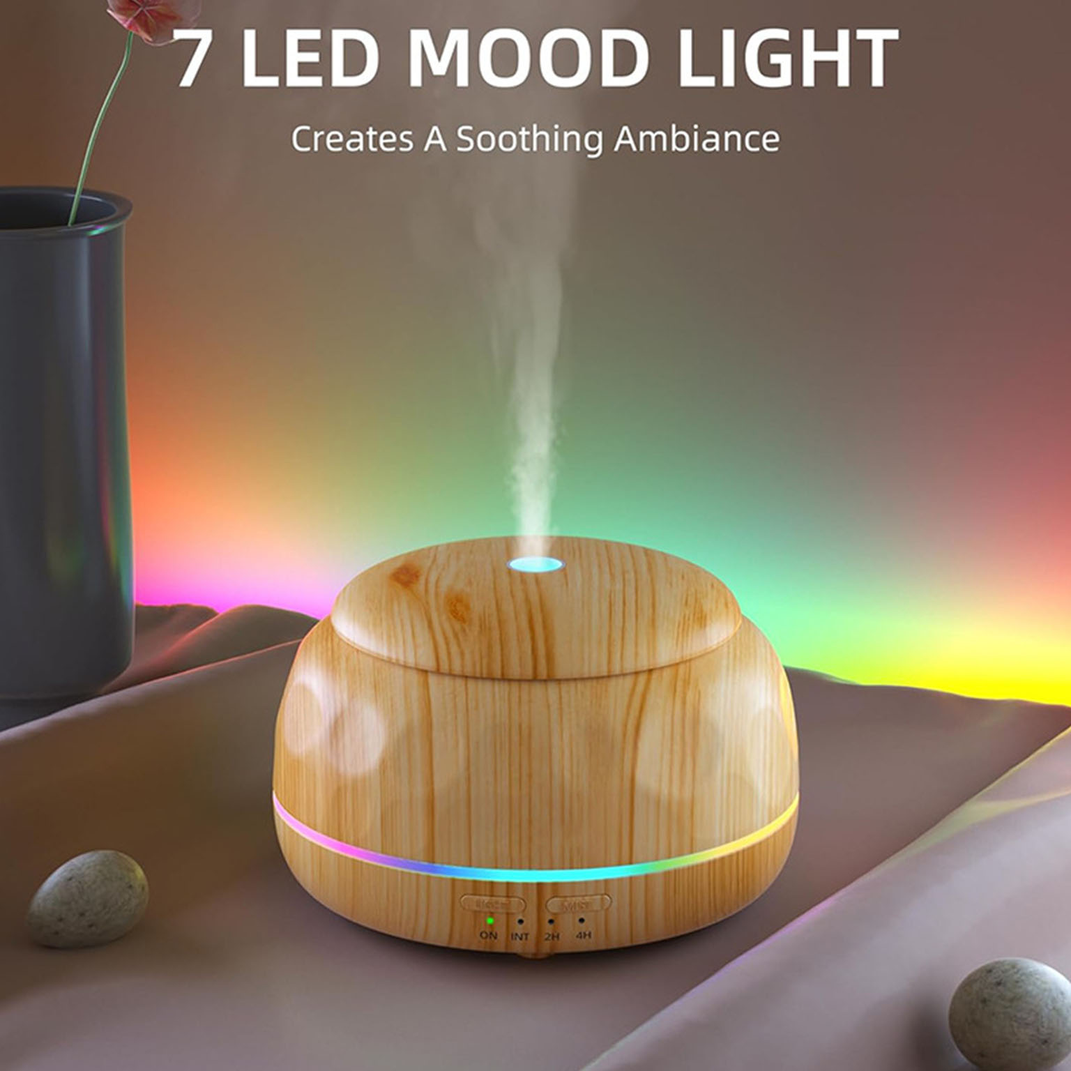 Lighting - Ätherisches Öl Diffusor Luftbefeuchter Aroma-Maschine für