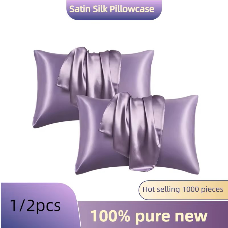 1/2 Stück Satin-Seidenkissenbe – Satin Silk Pillowcase Hair Skin Bewertung und Preis