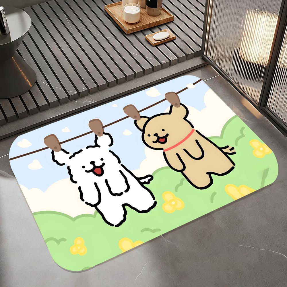 Anime L-LINE FRIENDS Welpen-Bo – Quick Dry Diatomite Bath Mat Bewertung und Preis