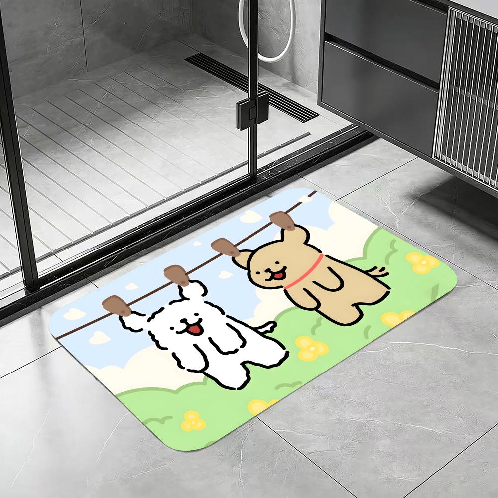 Anime L-LINE FRIENDS Welpen-Bo – Quick Dry Diatomite Bath Mat Bewertung und Preis