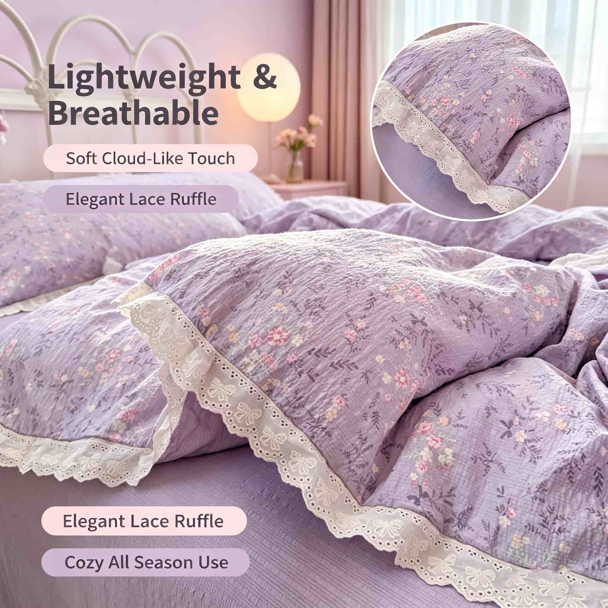 Ästhetisches Cottagecore-Bettw – Aesthetic Floral Duvet Cover Bewertung und Preis