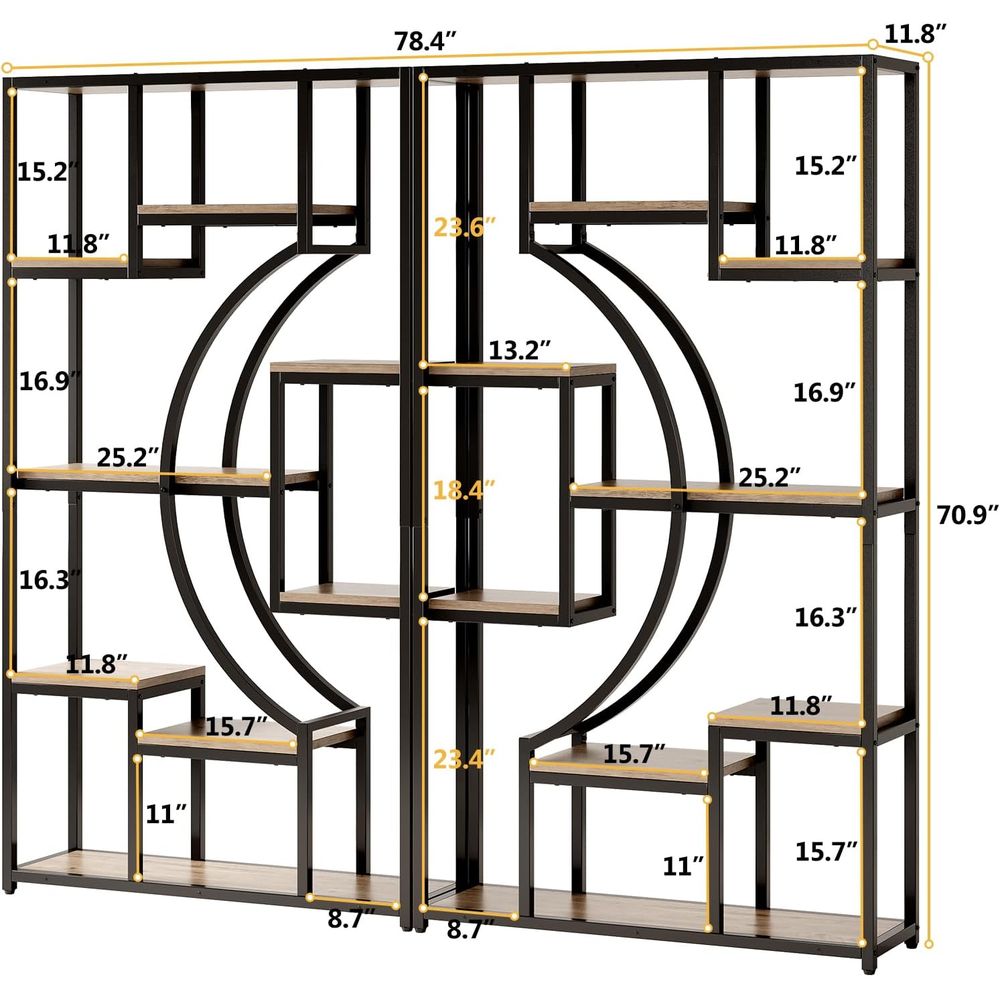70,8 Zoll hohes Bücherregal-Se – Storage & Organization Bewertung und Preis