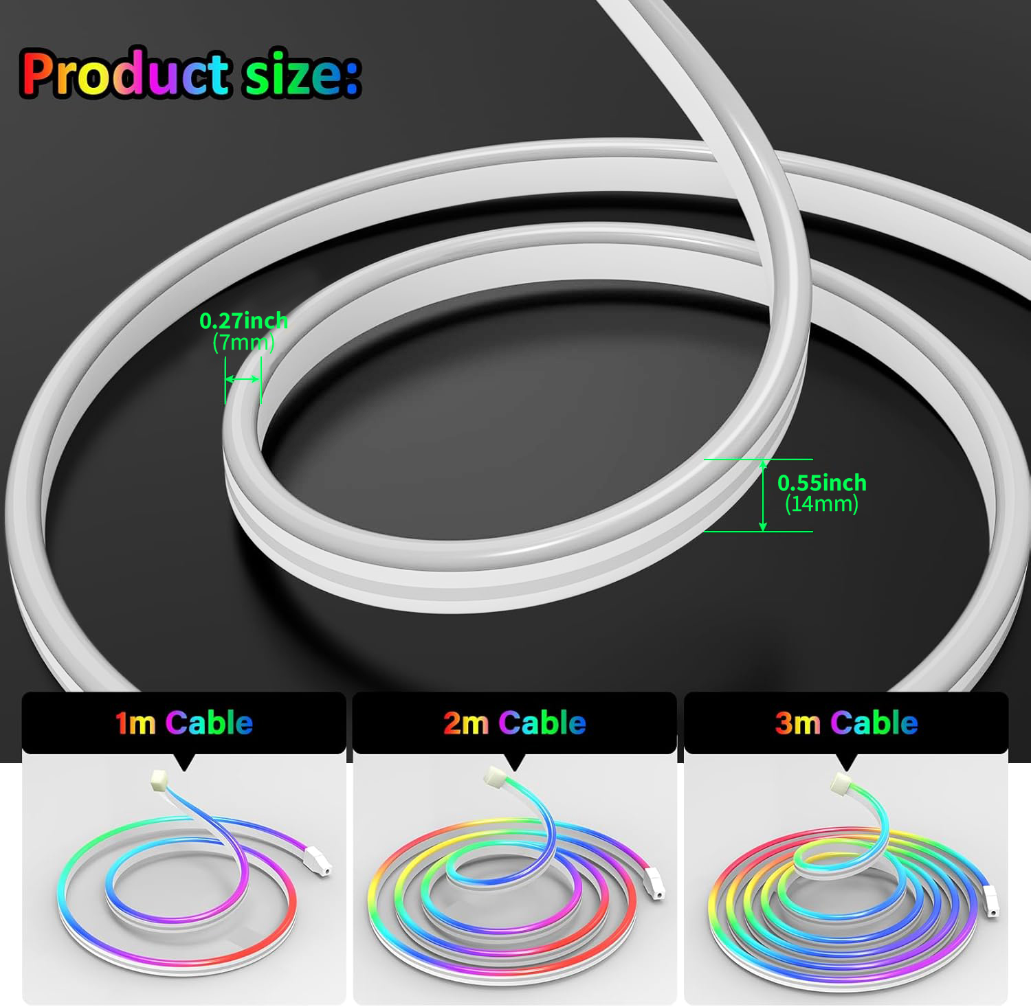 USB DC5V RGBIC Flexible Neon-S – Lighting Bewertung und Preis
