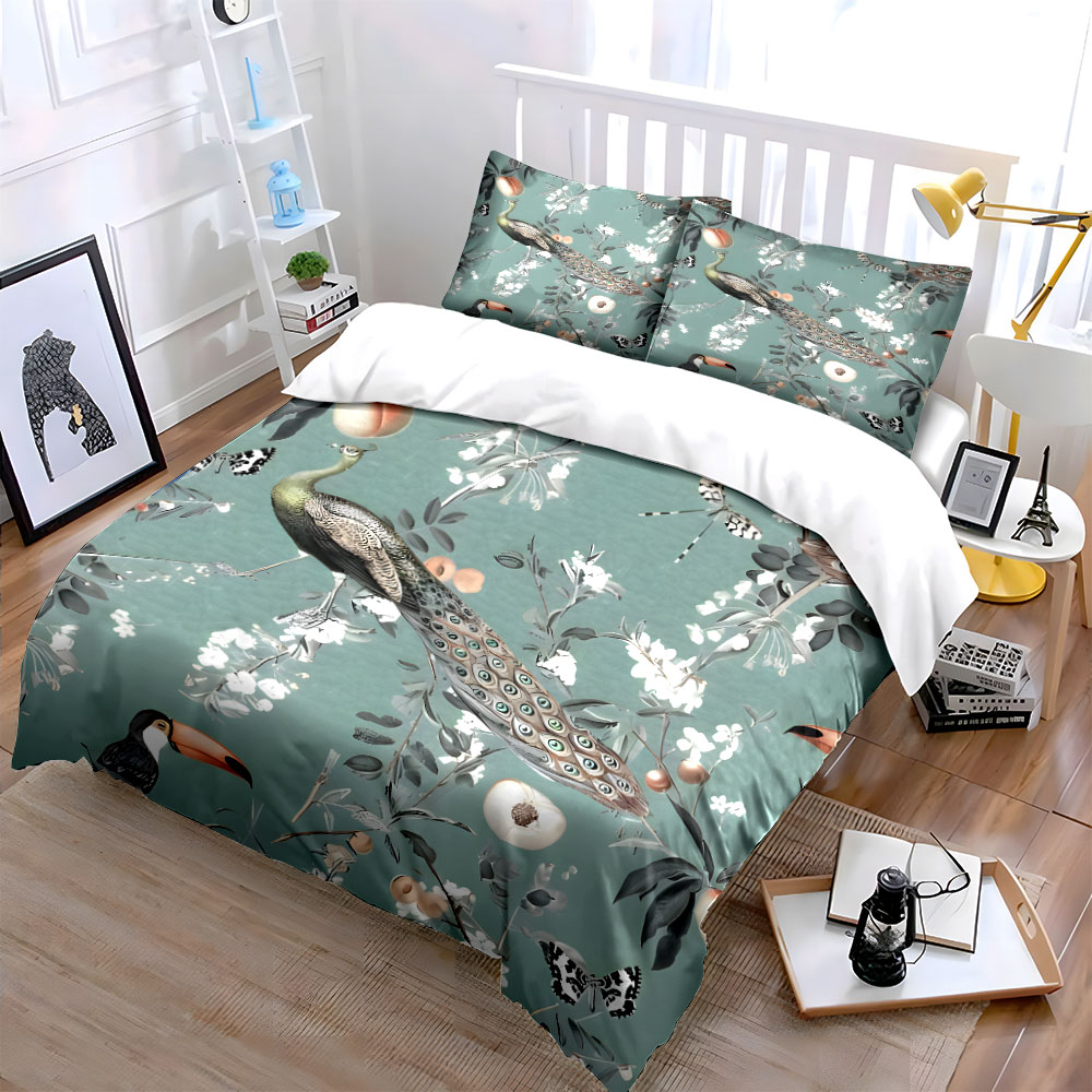 3-teiliges Bettwäsche-Set mit  – Aesthetic Floral Duvet Cover Bewertung und Preis