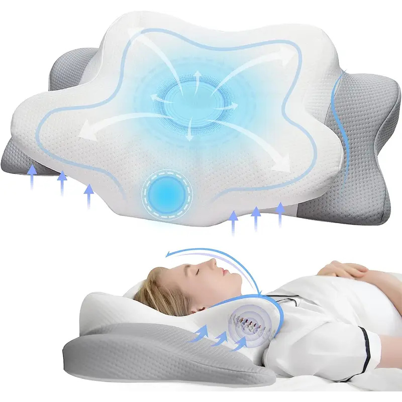 Geruchsneutrales orthopädische – Memory Foam Orthopedic Pillow Neck Pain Bewertung und Preis