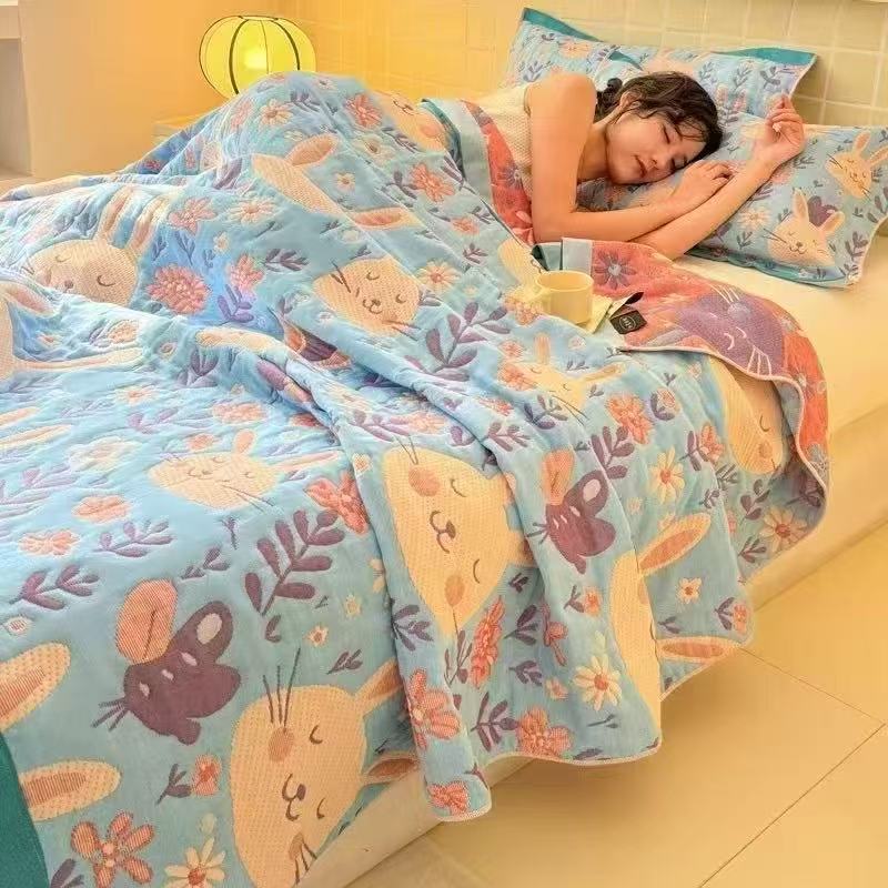 6-Lagige Musselin-Decke in Que – Muslin Cotton Bedspread Bewertung und Preis