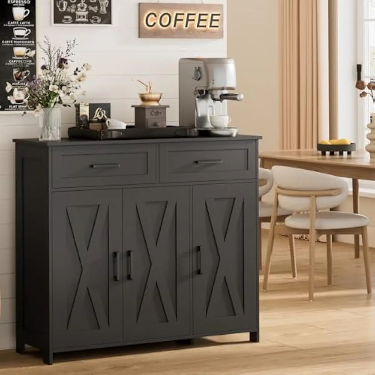 Kaffeebar-Aufbewahrungsschrank – Kitchen Bewertung und Preis