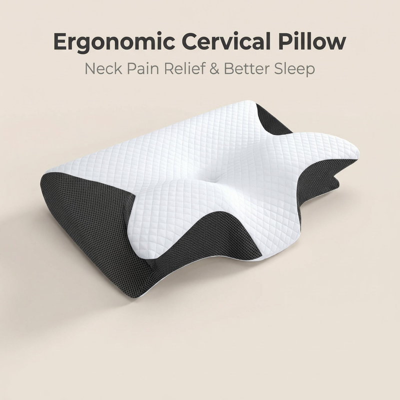 Memory-Schaum-Kissen, Nackenki – Memory Foam Orthopedic Pillow Neck Pain Bewertung und Preis