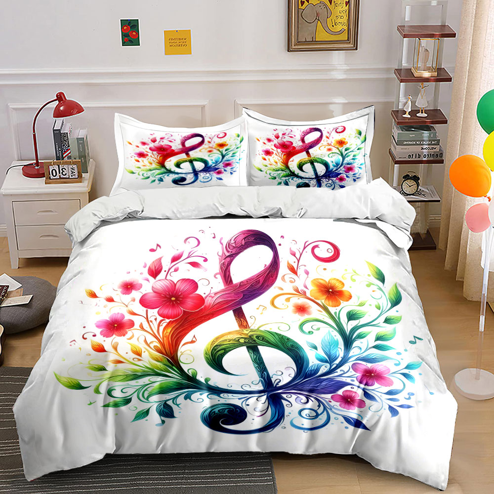 Lebhaft gemustertes Bettbezug- – Duvet Cover Sets With Zipper Bewertung und Preis