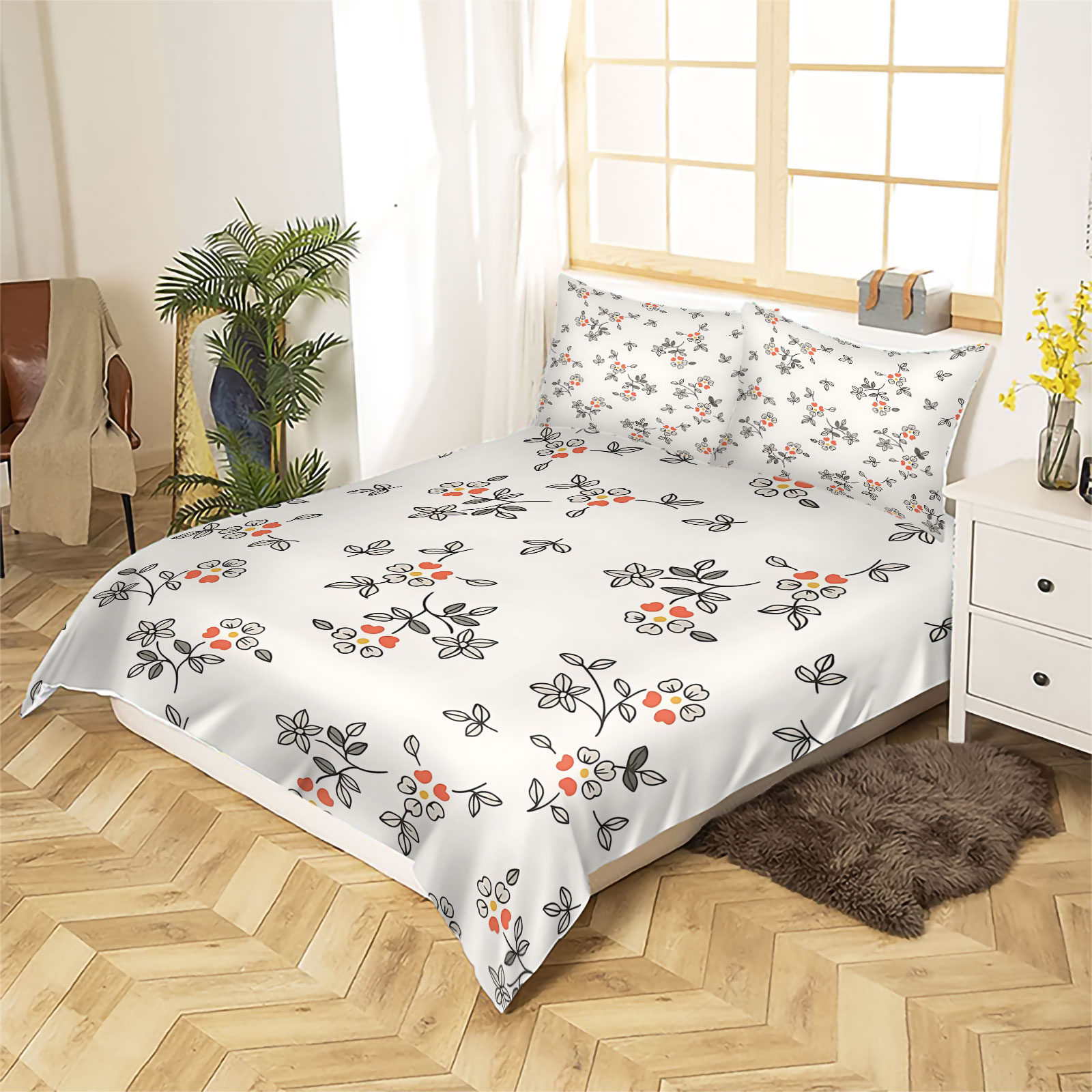 Minimalistisches handgezeichne – Aesthetic Floral Duvet Cover Bewertung und Preis