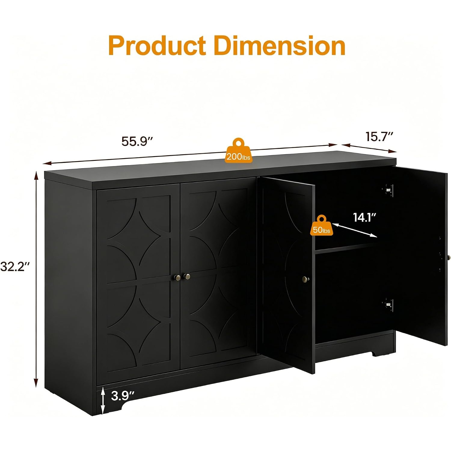 Sideboard-Buffetschrank mit St – Kitchen Bewertung und Preis