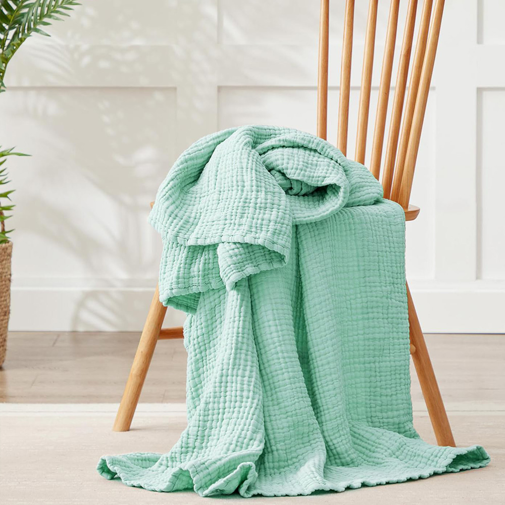 6-lagige Baumwoll-Musselin-Dec – Muslin Cotton Bedspread Bewertung und Preis