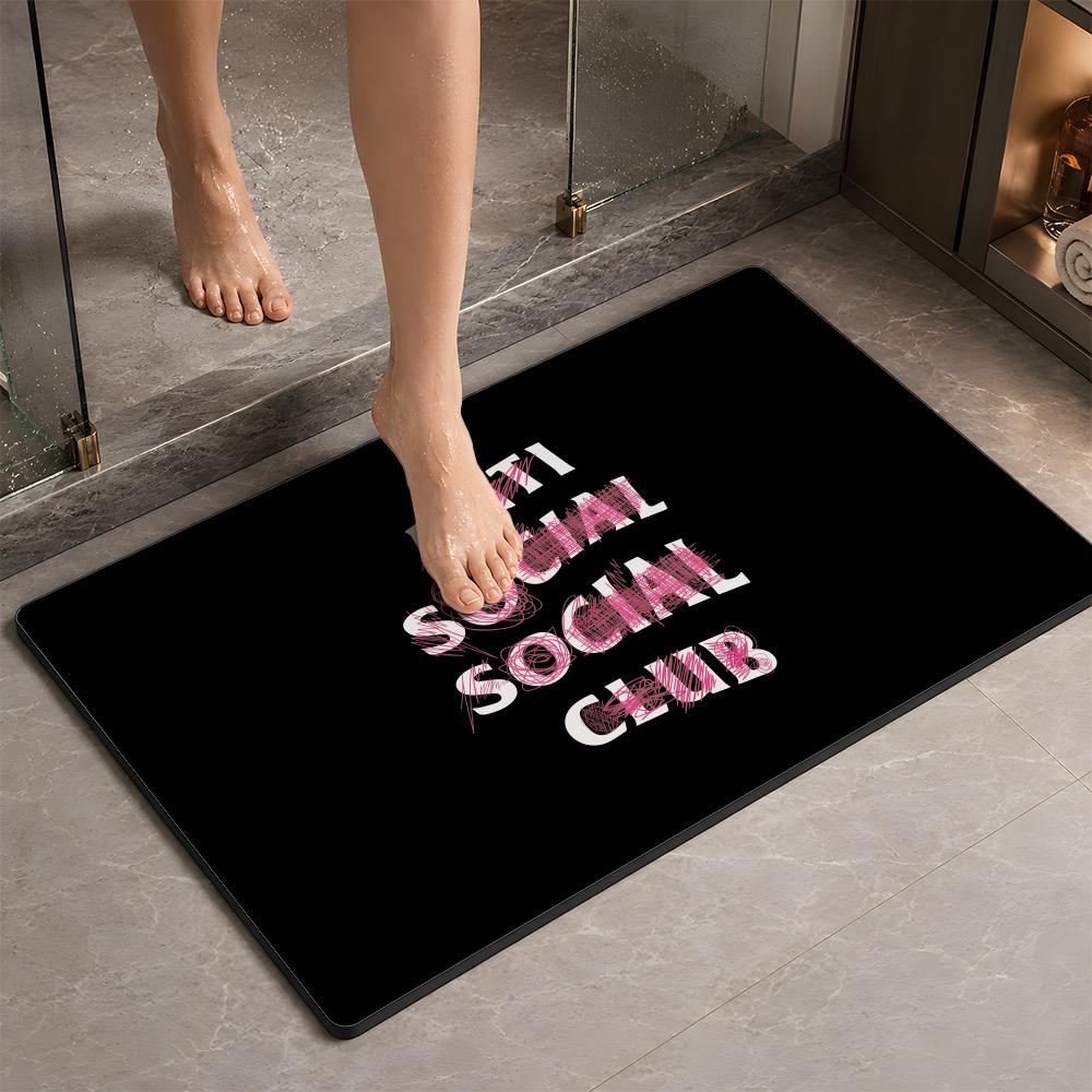 Fashion A ANTI SOCIAL SOCIAL C – Quick Dry Diatomite Bath Mat Bewertung und Preis