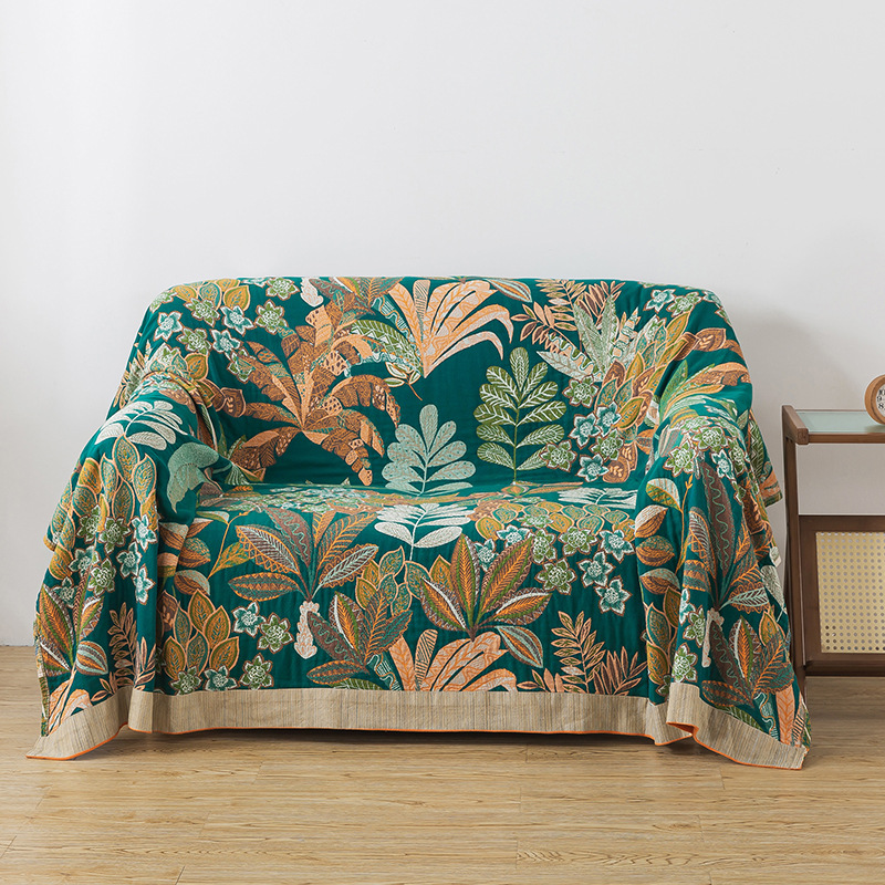Musselin-Gaze-Tagesdecke auf d – Muslin Cotton Bedspread Bewertung und Preis