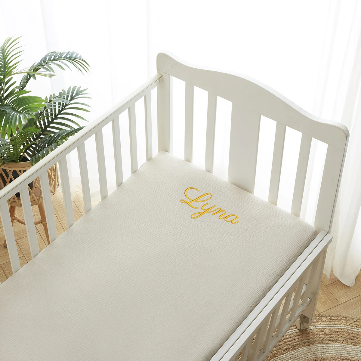 Personal isierte Name bestickt – Muslin Cotton Bedspread Bewertung und Preis