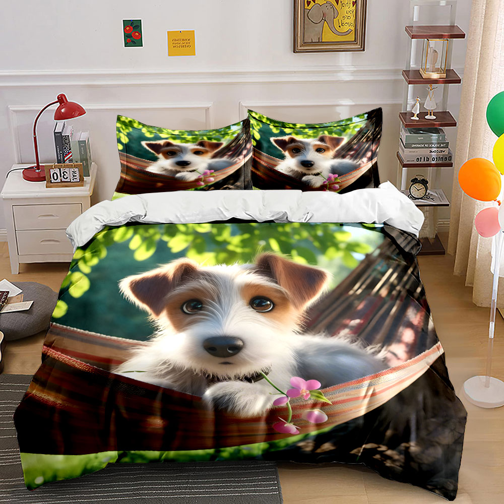 Niedlicher Jack-Russell-Terrie – Duvet Cover Sets With Zipper Bewertung und Preis
