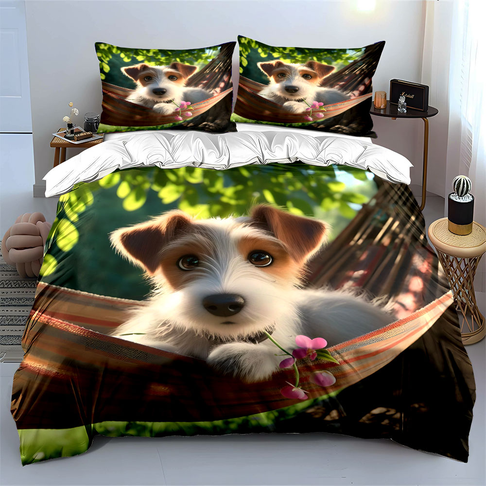 Niedlicher Jack-Russell-Terrie – Duvet Cover Sets With Zipper Bewertung und Preis