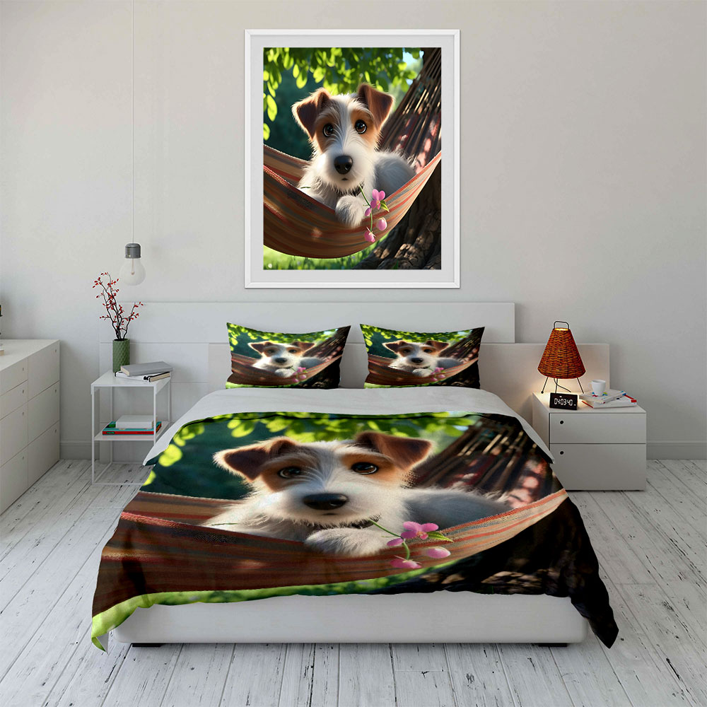 Niedlicher Jack-Russell-Terrie – Duvet Cover Sets With Zipper Bewertung und Preis