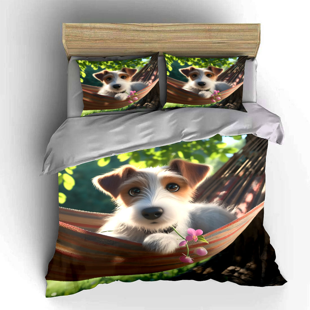 Niedlicher Jack-Russell-Terrie – Duvet Cover Sets With Zipper Bewertung und Preis