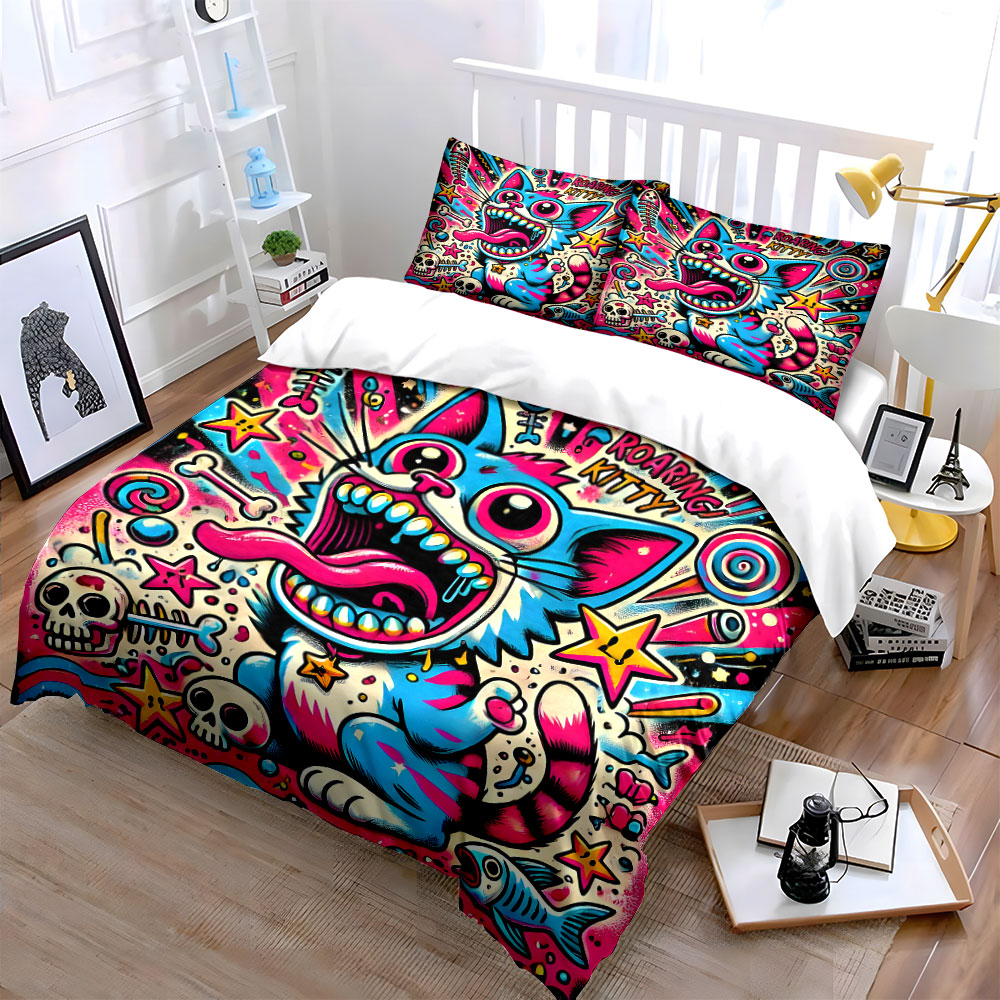 Bettwäsche-Set im Pop-Graffiti – Duvet Cover Sets With Zipper Bewertung und Preis