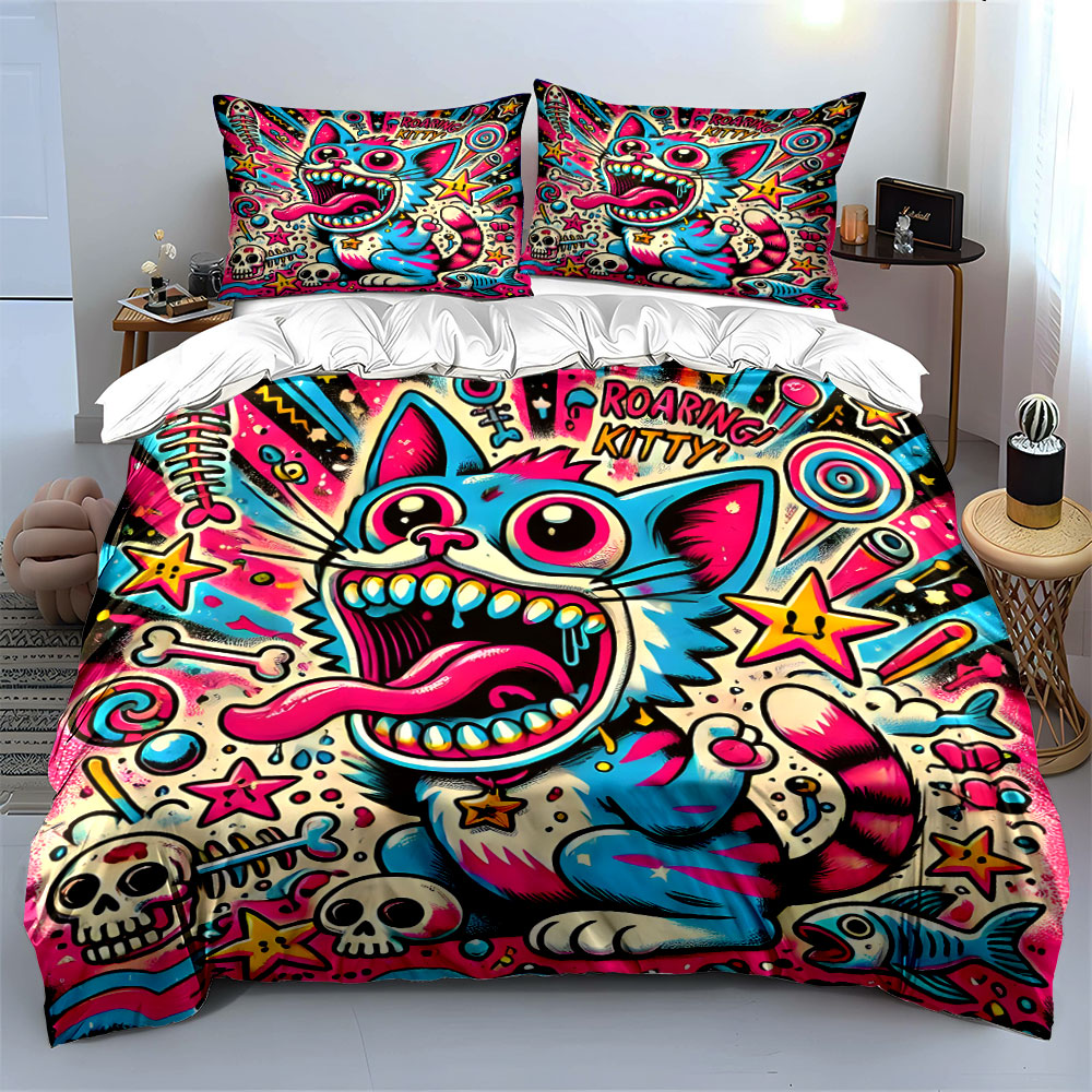 Bettwäsche-Set im Pop-Graffiti – Duvet Cover Sets With Zipper Bewertung und Preis