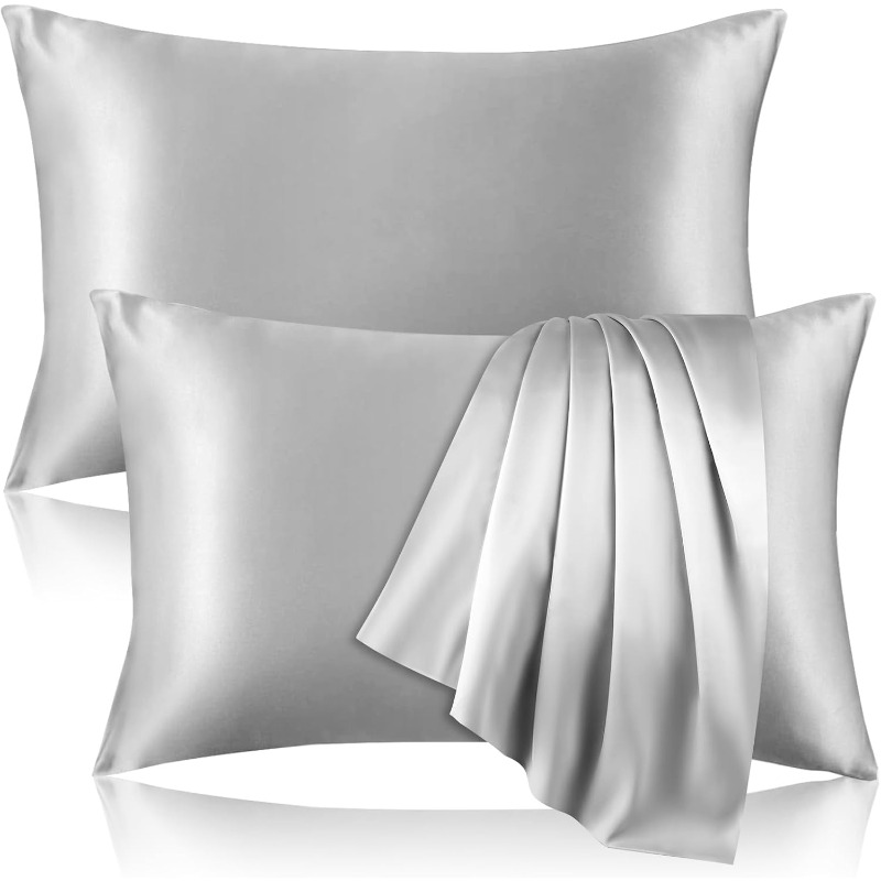2 Stück Satin-Seidenkissenbezü – Satin Silk Pillowcase Hair Skin Bewertung und Preis