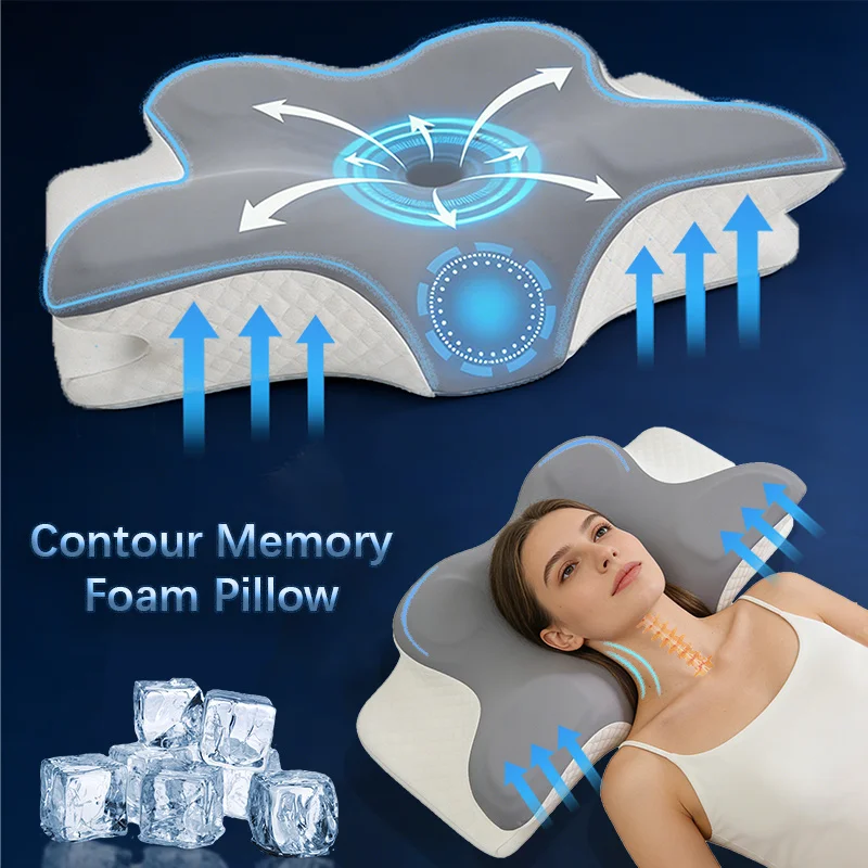 Memory-Schaum-Kissen, Nackenki – Memory Foam Orthopedic Pillow Neck Pain Bewertung und Preis