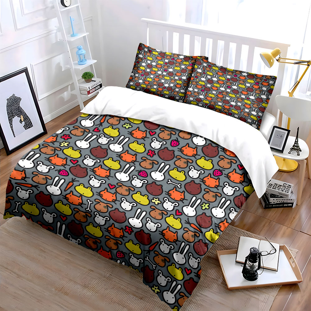 Bettbezug-Set mit Cartoon-Tier – Duvet Cover Sets With Zipper Bewertung und Preis