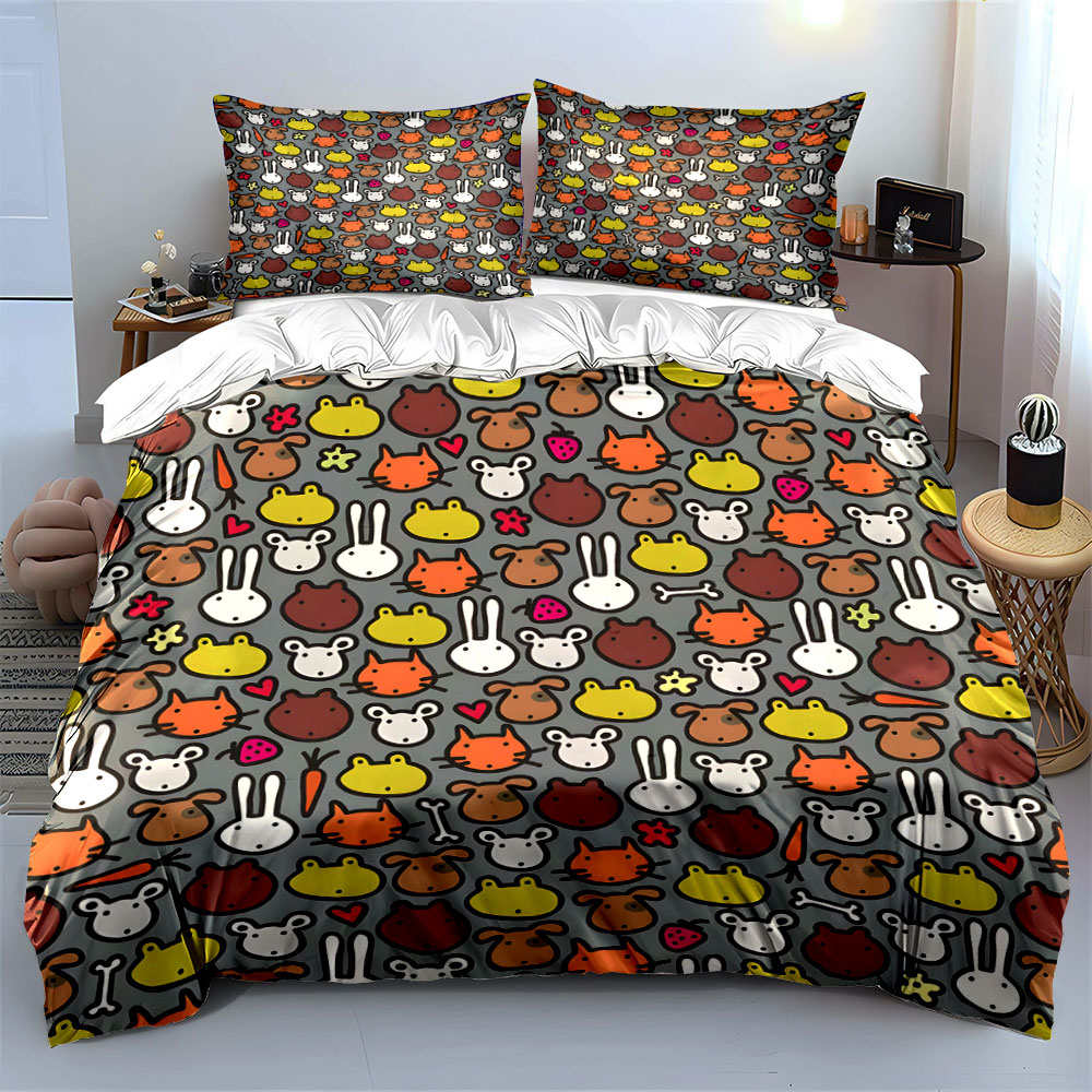 Bettbezug-Set mit Cartoon-Tier – Duvet Cover Sets With Zipper Bewertung und Preis