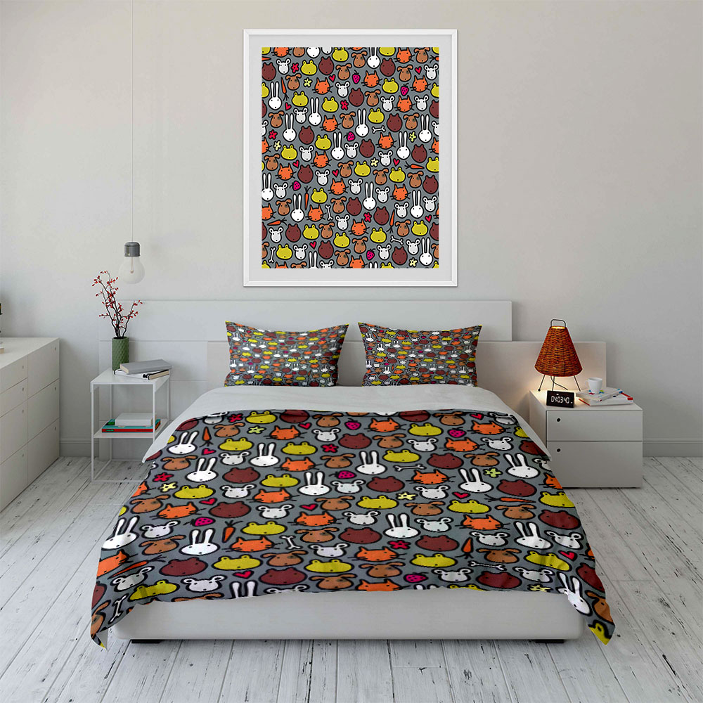 Bettbezug-Set mit Cartoon-Tier – Duvet Cover Sets With Zipper Bewertung und Preis