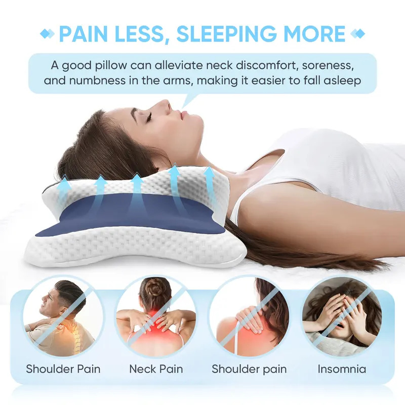 Memory-Schaum-Kissen, Nackenki – Memory Foam Orthopedic Pillow Neck Pain Bewertung und Preis