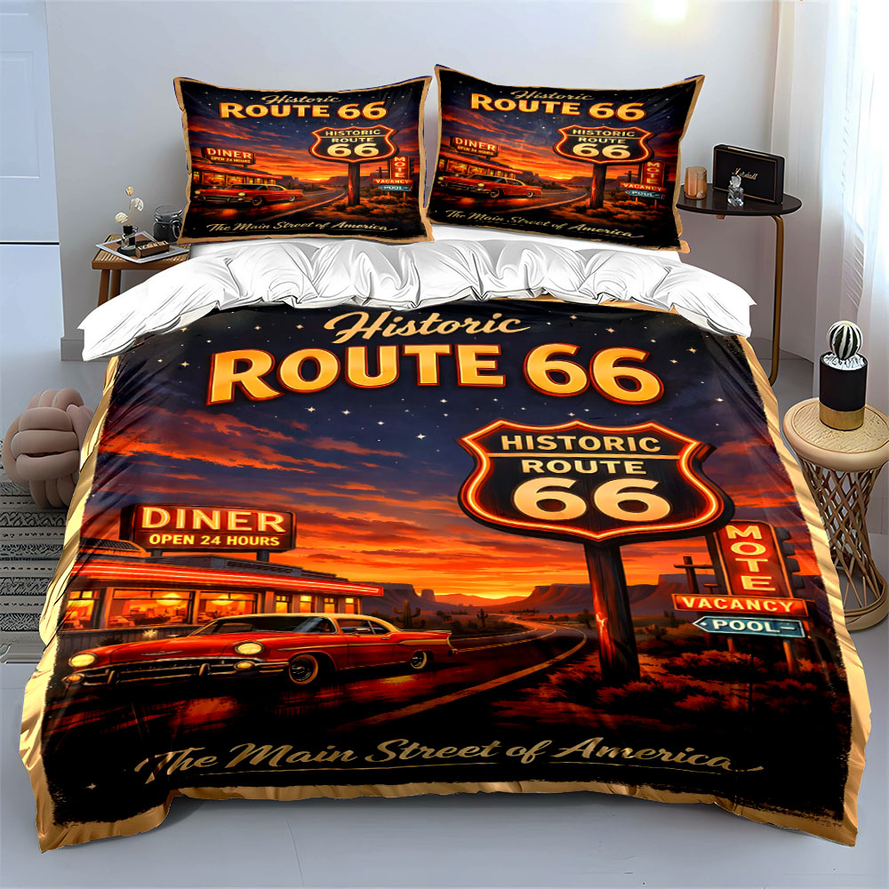 Nostalgische Nacht auf Route 6 – Duvet Cover Sets With Zipper Bewertung und Preis