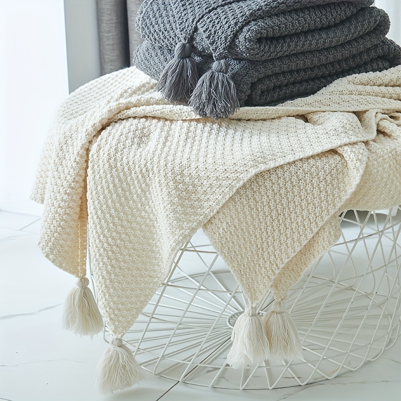 Boho Strickdecke mit dekorativ – Boho Throw Blanket Fringe Bewertung und Preis