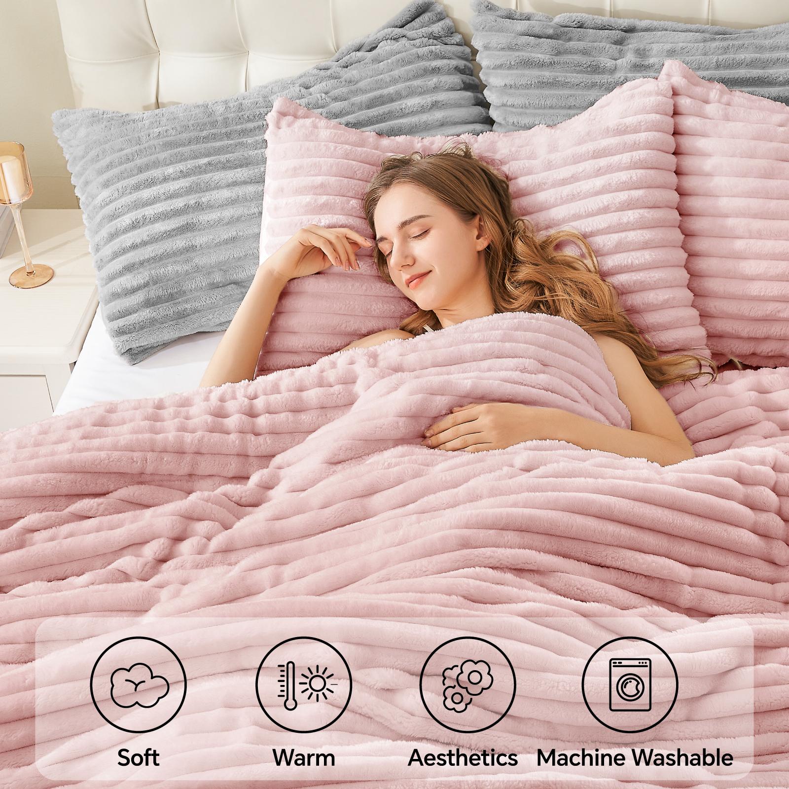 Superweiches, flauschiges Flee – Fluffy Fleece Comforter King Size Bewertung und Preis