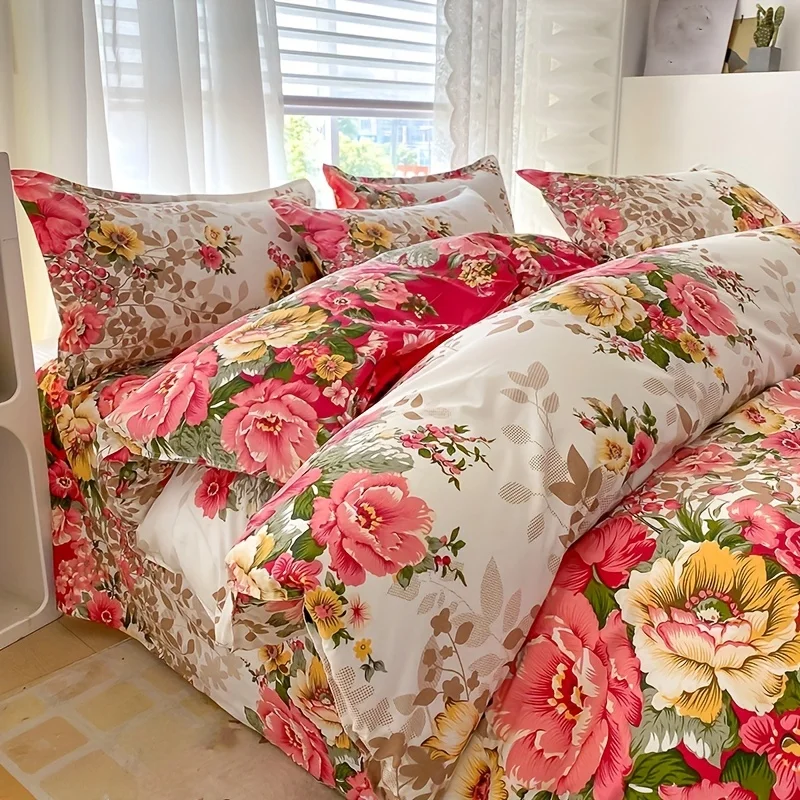 Bettbezug-Set mit Blumenmuster – Duvet Cover Sets With Zipper Bewertung und Preis