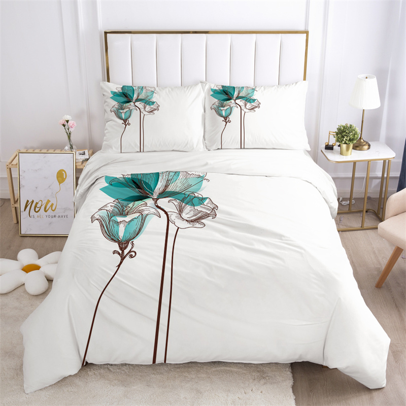 Bettwäsche-Set mit Blumenblätt – Aesthetic Floral Duvet Cover Bewertung und Preis
