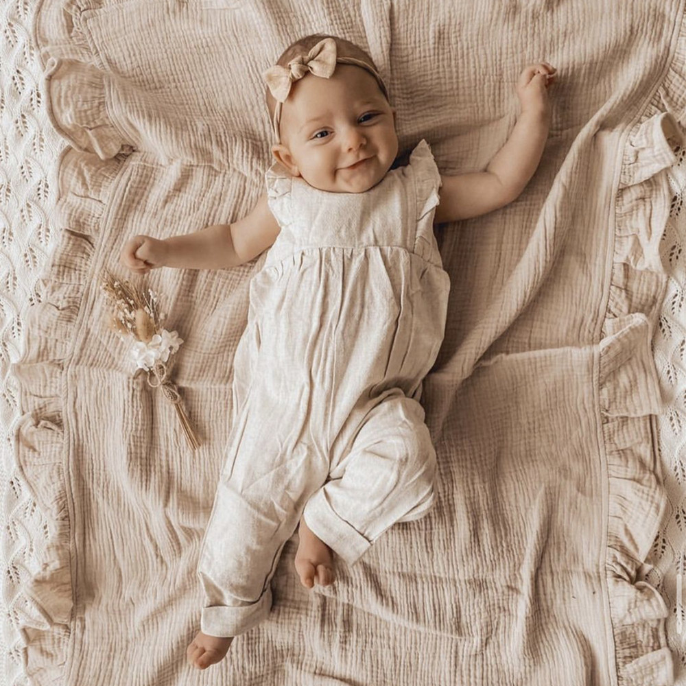 INS Rüschen-Musselin-Baby-Wick – Muslin Cotton Bedspread Bewertung und Preis