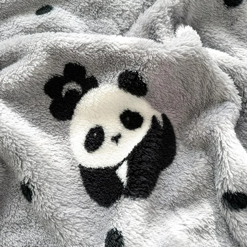 Panda-Druck Flauschige Plüsch- – Fluffy Fleece Comforter King Size Bewertung und Preis